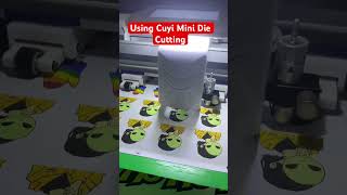 Cuyi Mini Die Cutting #stickercuttingmachine  #fyp #foryou