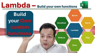 Lambda- Create your own custom functions in excel