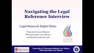 Navigating the legal reference interview