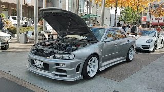 愛車ER34 25GT skyline スカイライン、ブリスターフェンダーKITで進化中、天空マルシェ