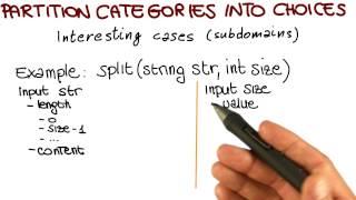 Partition Categories into Choices - Georgia Tech - Software Development Process