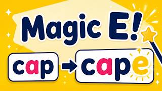 Magic E Rule for Kids | Split Digraph and Silent E Explained