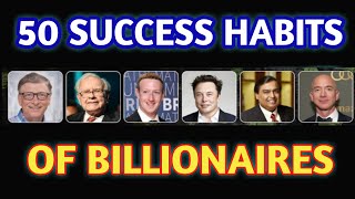 50 Success Habits of Successful Persons | Successfull लोगोंकी 50 आदतें