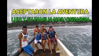 Visita de un suscriptor, Luis y su familia se dieron la aventura en el mar