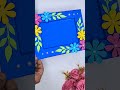 diy handmade beautiful photo frame shorts youtubeshorts diy craft creative art