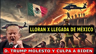 🚨ESTADOUNIDENSES LLORAN DE EMOCIÓN!🔥BOMBEROS Y AVIONES MEXICANOS HACEN HISTORIA EN USA 🇺🇸🇲🇽 TRUMP😡