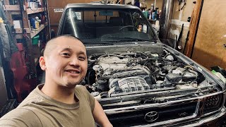 1994 TOYOTA PICKUP 3.4 SWAP | INTRO DAY 1