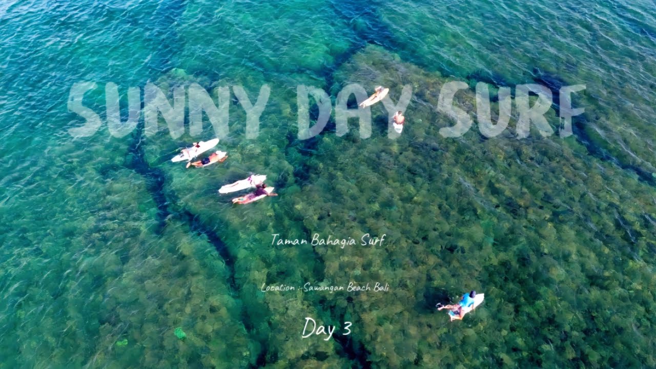 Sunny Day Surf Day 3 Sawangan Beach Bali Surfing Videos Youtube Music