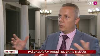 Pašvaldībām kredītus vairs nedod