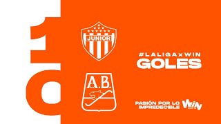 Junior vs. Bucaramanga (goles) | Liga BetPlay 2024-1 | Cuadrangulares - Fecha 5