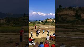 Beautiful ValleyBall Ground ||Valleyball match |Mountain Views #Mountain #Valleyball