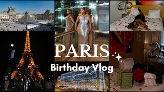 My 25th Birthday vlog: photoshoot, surprise, Gifts unboxing | First trip to PARIS