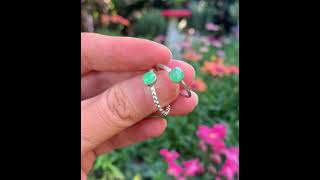 Australian Chrysoprase Stacking Rings