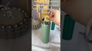 500ml Smart Vacuum Insulated Water Bottle with LED Temperature Display!!