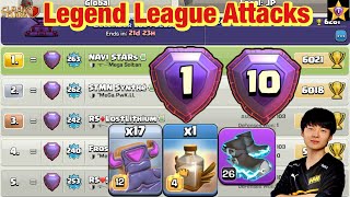 Legend League Attacks December Season Day18 ELECTRO BOOTS COOKIE ROOT RIDER