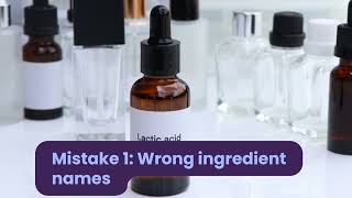 Top 3 Cosmetic Labeling Mistakes Canada