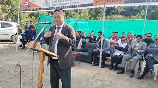 SPEECH by Dy, SPEAKER GON S,TOIHO YEPTHO SPECIAL CHIEF GUEST 32 SURUHUTO AREA SPORTS ASSOCIATION