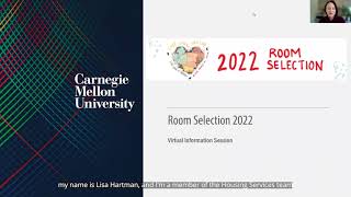 Room Selection 2022 Virtual Information Session