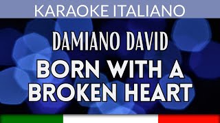 Damiano David - Born with a Broken Heart  -  Instrumental Karaoke 🎤