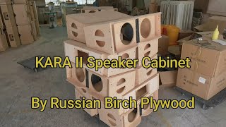 New KARA II A15 Speaker Cabinet order ready for painting