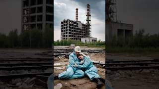 Scientist couple during the Chernobyl disaster by AI #ai #shorts #aigenerated #aifusion #couple#love