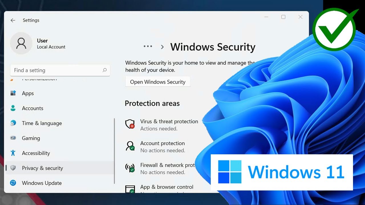 FIX WINDOWS SECURITY NOT WORKING IN LATEST WINDOWS 11 #WINDOWS11 # ...