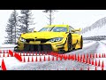 Massive Spike Strip Pileup Crashes #54 – BeamNG Drive | CrashBoomPunk