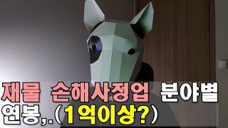 재물 손해사정업 분야별 월급여 공개(조사직 관련)