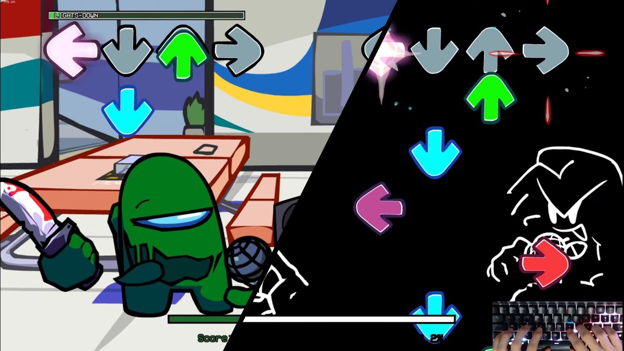 Fnf Vs Imposter V4 Update Green Lights Down V2 Fc 4k Youtube