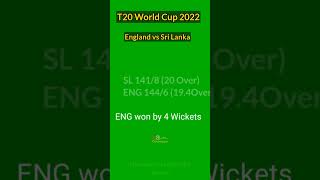 T20 World Cup 2022 : Sri Lanka vs England