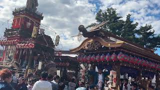 2023 館山を元気にする祭り　山車　長須賀熊野神社屋台　那古寺に