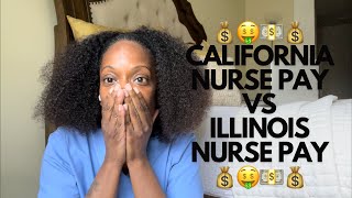 HOW MUCH I MAKE AS A REGISTERED NURSE | My Schedule, Salary, & Benefits California VS Illinois #rn