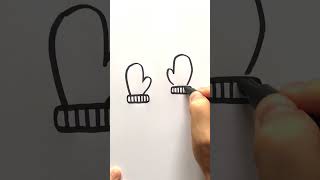 How To Draw Mittens