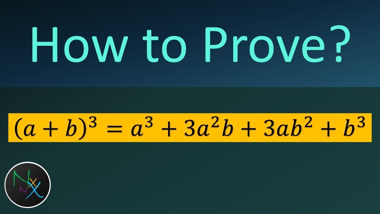 Proof Of (a+b)3=a3+3a2b+3ab2+b3 || Proof Of (a+b)3 Formula - YouTube