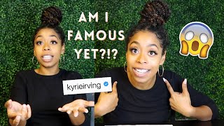 KYRIE IRVING FOLLOWED ME?! How I Became Famous Storytime