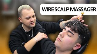 ASMR | Wire Scalp Massager Used Often In This ASMR Head Massage
