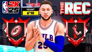 This 6'10 POINT GUARD with LEGEND DIMER + LEGEND POSTERIZER is OVERPOWERED in the RANDOM REC