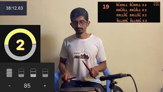 Practice With Me | 40 min Practice pad workout | Drums Rudiments | 24-Dec-2024