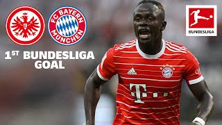 Sadio Mané Scores his 1st Bundesliga Goal | Frankfurt vs. Bayern
