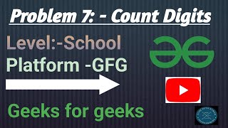 Count Digits | Java | GFG | Get all languages code in Description