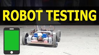 Android App Controlled Robot Testing - Sparktronix