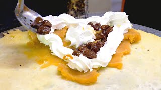 [Japanese cream crepes] Delicious long-established crepe [dessert crepe|japanese street food]