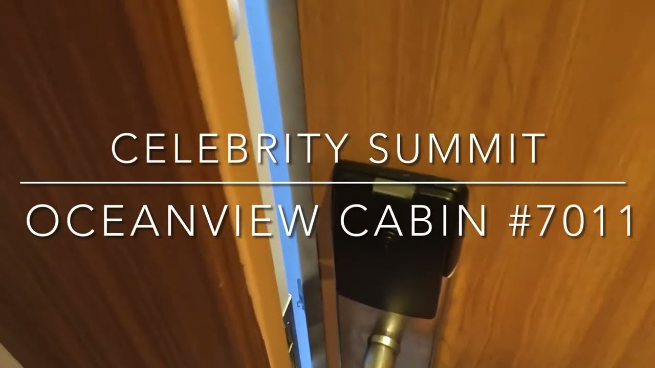 Celebrity Summit Cruises Oceanview Cabin Walkthrough - YouTube