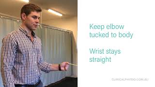 Shoulder Internal rotation at neutral