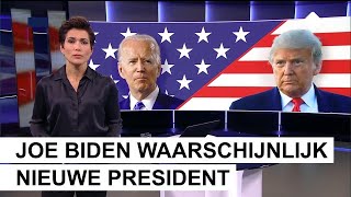 Joe Biden waarschijnlijk nieuwe president van Amerika - Nog steeds niet alle stemmen geteld