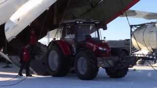 Antarctica2 tractor arrives in Antarctica