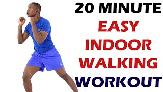 Easy Indoor Walking Workout/ 20 Minute Walking Exercise for Weight Loss
