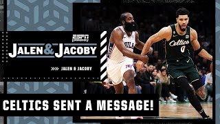 The Celtics SENT A MESSAGE to Philadelphia 🫡 - Jalen Rose | Jalen & Jacoby