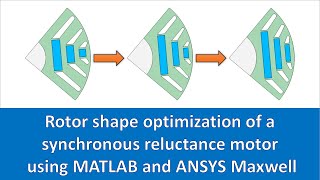 Rotor shape optimization of a synchronous reluctance motor using MATLAB and ANSYS Maxwell