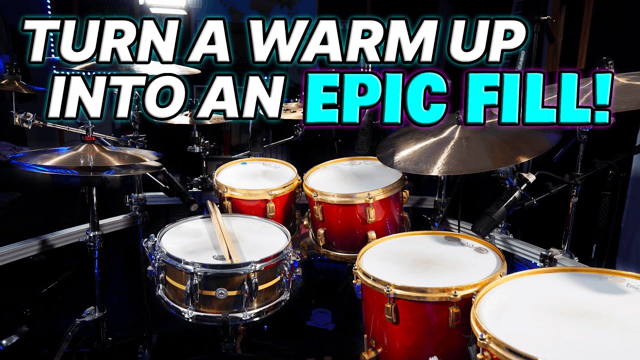 Use A Drum Warm Up As An Epic Fill Drum Lesson That Swedish